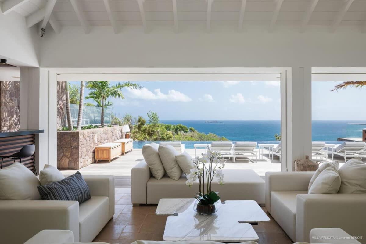 St. Barthelemy On A Hill Side Villa With Superb Amenities מראה חיצוני תמונה