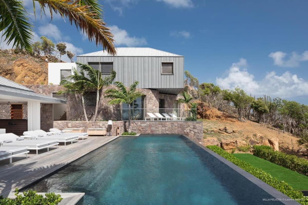 St. Barthelemy On A Hill Side Villa With Superb Amenities מראה חיצוני תמונה