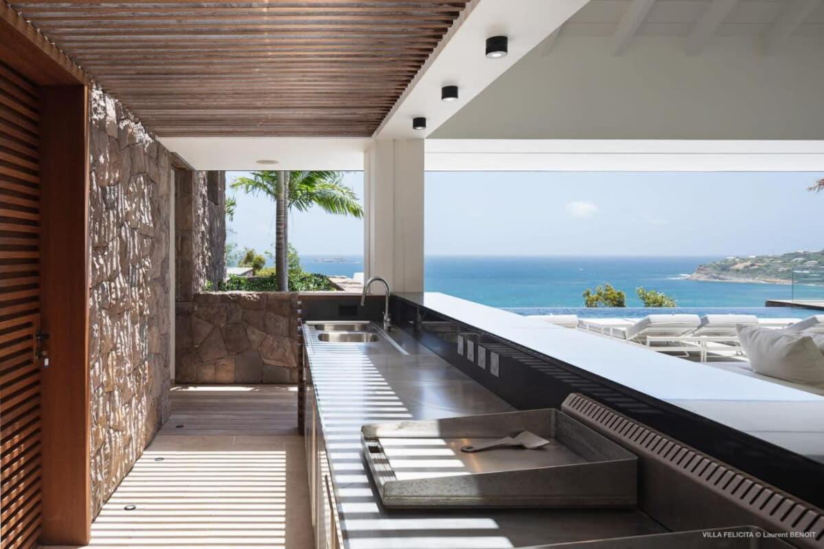 St. Barthelemy On A Hill Side Villa With Superb Amenities מראה חיצוני תמונה