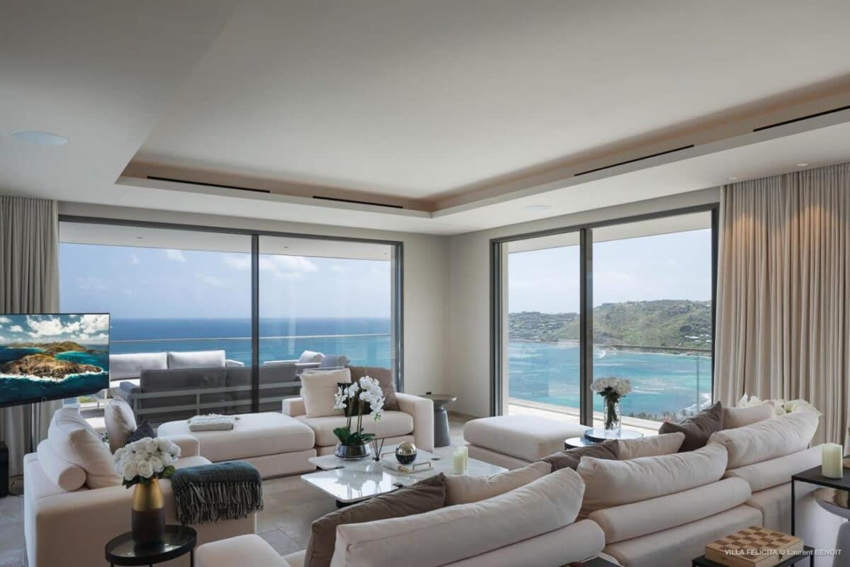 St. Barthelemy On A Hill Side Villa With Superb Amenities מראה חיצוני תמונה